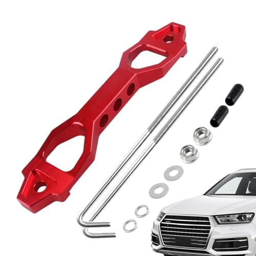 Image of Battery Hold Down Kit - 14cm Metal | Battery Tray Holder - B́attery Hold Down | Trays Space-Saving Bracket Car Accessories - Universal Adjustable Lightweight Automotive Replacement Secure For