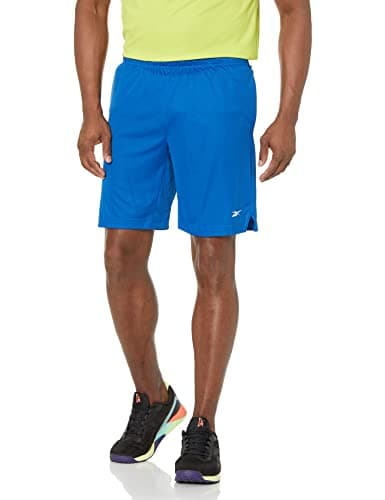 Image of Reebok Men's Training Knit Shortsv1 Shorts, Vector Blue, Small