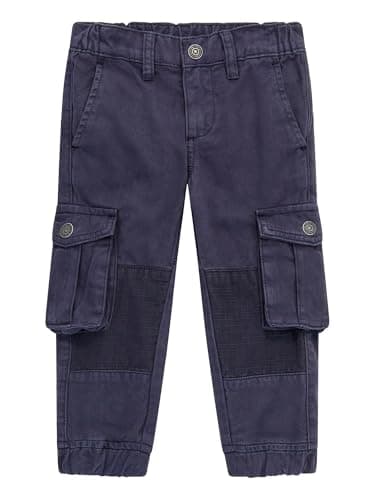 Image of Guess Garment Dye Cargo Pants Pants for Boys, Smart, blue, 2 Years