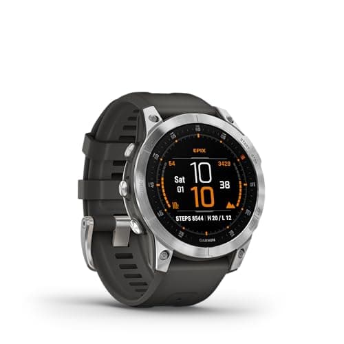 Image of Garmin [Renewed epix Gen 2 Premium Multisport GPS Smartwatch, AMOLED Touch Screen, Advanced Health and Training Features,Adventure Watch, up to 16 days battery life, Slate Steel and Black (Renewed)