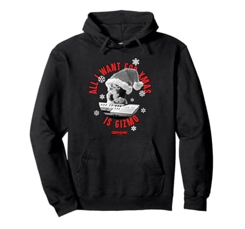 Image of Gremlins All I Want For Christmas Is Gizmo Pullover Hoodie