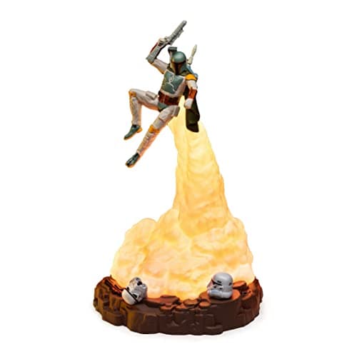Image of Paladone Book of Boba Fett Night Light | Officially Licensed Star Wars Bedroom Decor and Desk Lamp