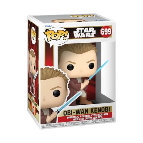 Image of Funko POP! Star Wars: Episode 1 The Phantom Menace Anniversary - Obi-Wan Kenobi - (Young) - Collectable Vinyl Figure - Gift Idea - Official Merchandise - Toys for Kids & Adults - Movies Fans