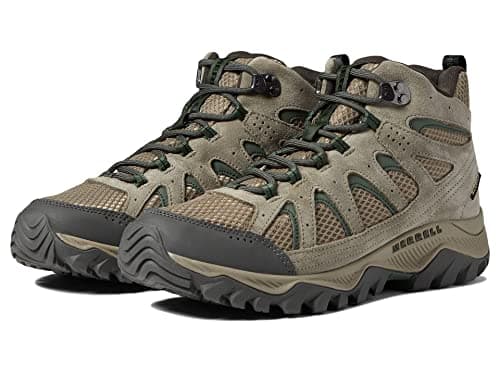 Image of Merrell mens Oakcreek Mid Waterproof, Boulder, 8.5 UK