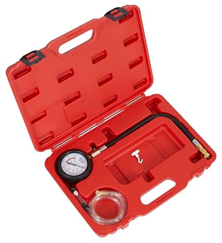 Image of Sealey Vse3157 Diesel Compression Gauge Hose And Tdc Base Kit