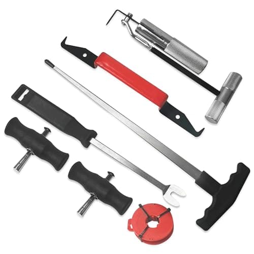 Image of Brave Tools 8PC WINDSCREEN REMOVAL TOOL KIT FOR BONDED AND RUBBERED SCREENS WINDSHEILD AUTOMOTIVE CAR VAN GARAGE RUBBER SCREEN REMOVER TOOL KIT