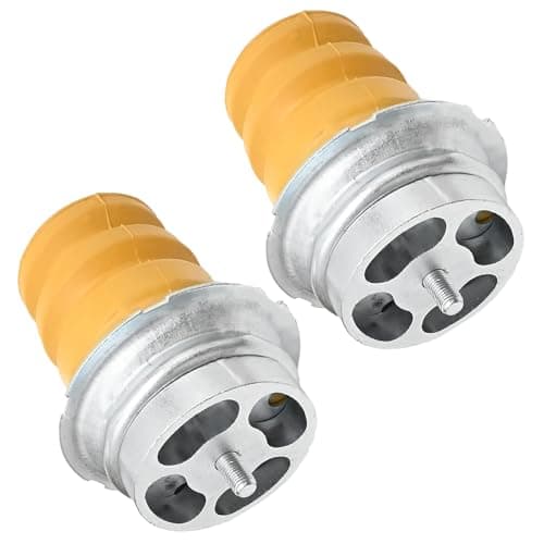 Image of Hoypeyfiy 2 Pack 1355891080 Rear Suspension Bump Stop, Replacement for Citroen Relay Replacement for Peugeot Boxer Replacement for Fiat Ducato Rear Left Right Bump Stop Shock