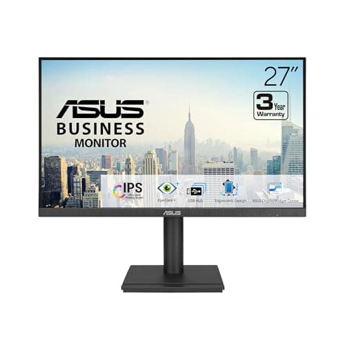 Image of ASUS VA27DQFS 27" Full HD IPS 100 Hz 1ms Height Adjustable Monitor with Speakers