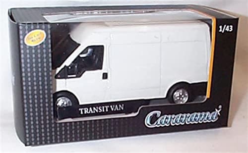 Image of Cararama white Ford Transit Van 1:43 Scale diecast model