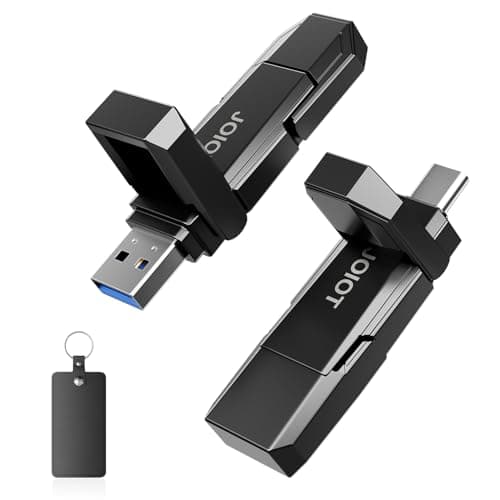 Image of SSD External Hard Drive 256GB USB 3.2 and Type C USB C Memory Stick Up to 450MB/s Portable SSD USB Flash Drives for iPhone 15/16/17 Android Phone Laptop Tablet Mac Windows