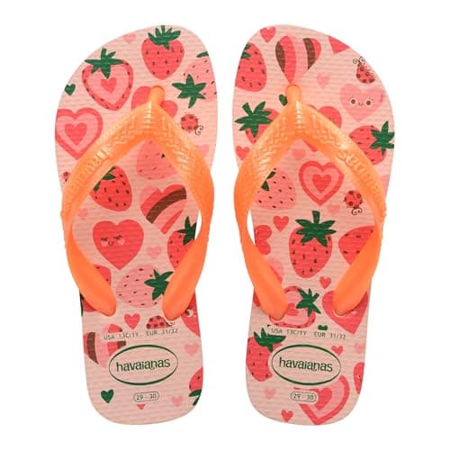 Image of Havaianas Kids Flores Girls FlipFlop Pink/Confeti 3.5/4 UK