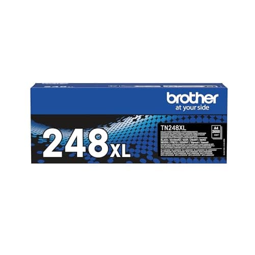 Image of Brother TN-248XLBK Toner Cartridge, Black, Single Pack, High Yield, Includes 1 x Toner Cartridge, Genuine Supplies
