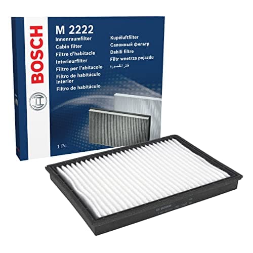 Image of Bosch M2222 Standard Cabin Filter, Replacement Filter - Filters Pollen and Dust for Cleaner Air Inside the Vehicle