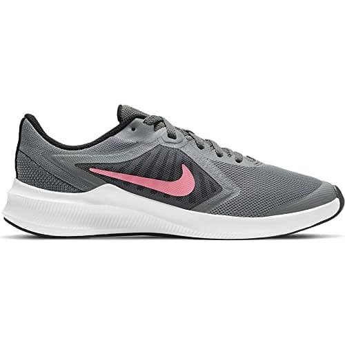 Image of Nike Men's Downshifter 10 (Gs) Running Shoe Smoke Grey/Sunset Pulse Black 3