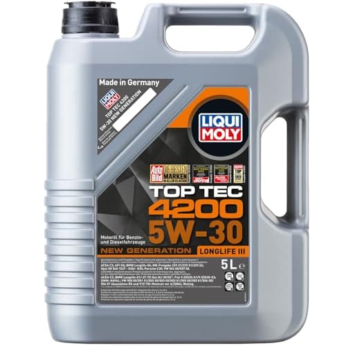 Image of LIQUI MOLY Top Tec 4200 5W-30 New Generation | 5 L | Synthesis technology motor oil | SKU: 3707