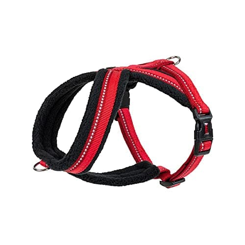 Image of Halti Comfy Harness - Lightweight, Fleece-Lined, Reflective and Adjustable Dog Harness, Front & Back Ring for a Dog Lead, Great for Puppy Walks (Size X-Small)