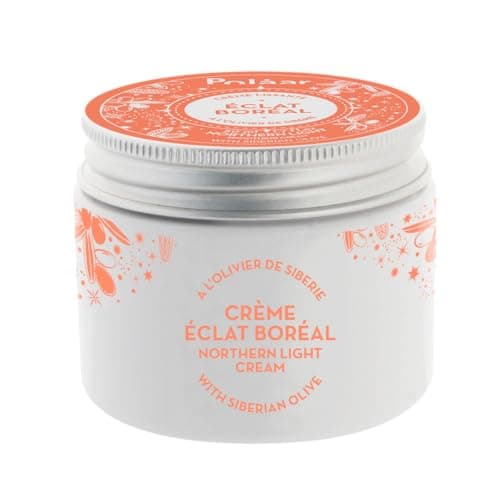 Image of Polåar - Northern Light Smoothing Cream with Siberian Olive - Moisturizing Face Care - Smoothes the Skin, Protects Against Pollution - Made in France, Cruelty Free Natural Care - 50 ml