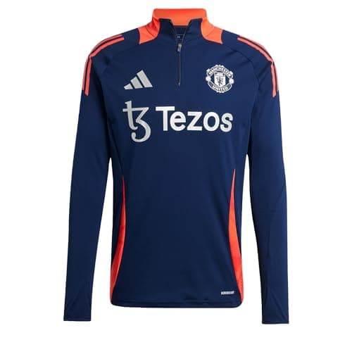 Image of adidas Mens Manchester United Tiro 24 Training Top 2024 2025 Black L