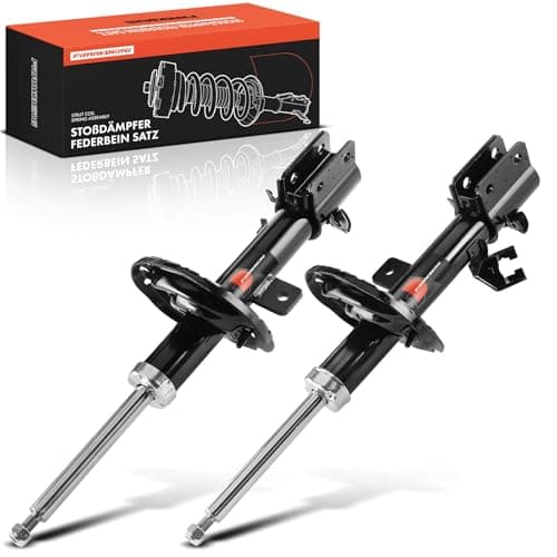 Image of Frankberg 2x Shock Absorber Strut Front Left Right 512mm Gas pressure Compatible with Note E11 NE11 1.4 1.6 1.5 dCi 2006-2012 Replace# 333747, 333748