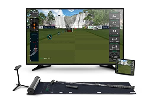 Image of ExPutt EX500D Pro Golf Putting Simulator, Home Golf Simulator, Perfect Your Putting Swing Anytime, Anywhere, Black