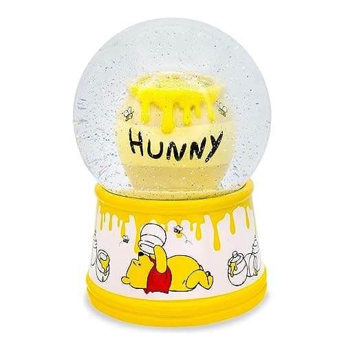 Image of Disney Winnie The Pooh Hunny Pot Light-Up Snow Globe | 6 Inches Tall