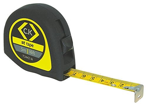 Image of C.K T3442 25 Softech Metric/Imperial Measuring Tape,7.5 m - 25 ft