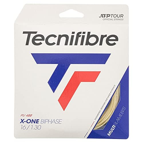 Image of Tecnifibre X-One Biphase String Set - Off-White, 1.18 mm/12.2 m