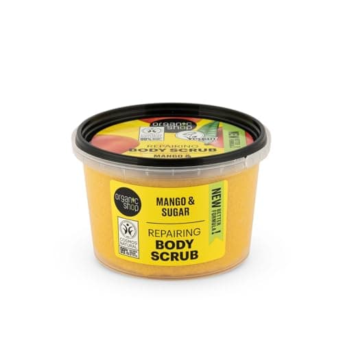 Image of Organic Shop 250ml Body Scrub Repairing Mango & Sugar