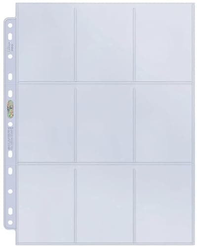 Image of UltraPro Storage 9 Pocket Pages Silver Series (50)