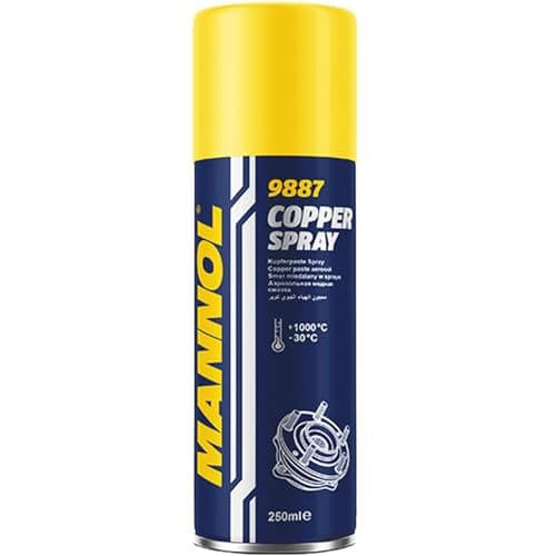 Image of MANNOL 9887 Copper Spray Copper Grease Spray Copper Paste Grease Copper Spray Grease 1 x 250 ml Brake Spray Release Agent for Brakes