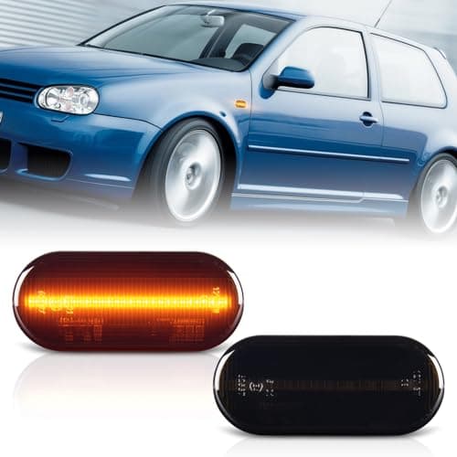 Image of POPMOTORZ LED Side Indicator, 2Pcs LED Turn Signal Lights Side Light with Canbus Error Free 2835 SMD for VW Golf MK3 MK4 Caddy MK2 MK3 J-etta SEAT Altea Ibiza Ford Fiesta MK5 Focus MK2 S-koda Citigo
