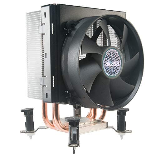 Image of Akasa X4 | CPU Cooler | Copper Base & Heatpipes | PWM Cooling Fan | For Intel LGA775, LGA115X, LGA1200, LGA1366 and AMD 939, AM2, AM2+, AM3, AM3+, AM4, AM5 and FM1, FM2, FM2+ | AK-968