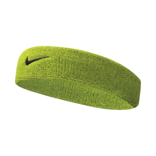 Image of NIKE Swoosh Head Band - Green/Black, Size 1