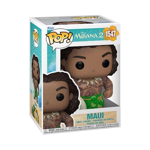 Image of Funko Pop! Disney: Moana 2 - Maui - Moviana - Vinyl Collectible Figure - Gift Idea - Official Merchandise - Toy for Children and Adults - Movies Fans - Model Figure for Collectors
