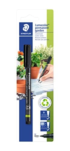 Image of STAEDTLER 319 GM M-9 Lumocolor Garden Marker for Outdoor Applications - Black Ink (Blistercard of 1 Pen)