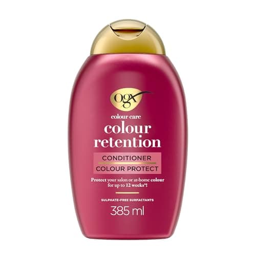 Image of OGX Colour Care Colour Retention Conditioner, Colour Protect, Protects Salon or At-Home Colour for up to 12 Weeks, Sulfate Free, 385ml