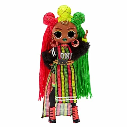 Image of L.O.L. Surprise! 579908EUC LOL OMG Queens Fashion Doll-SWAYS-with 20 Surprises Including Outfit, Accessories, Stand, & More-Collectable-for Boys & Girls Ages 4+, 3 x 10 x 12 inches