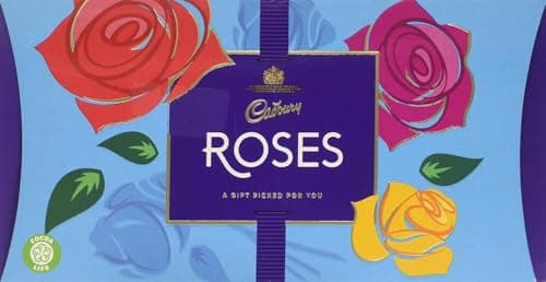 Image of Cadbury Roses Chocolate Gift Carton, Assorted Miniature Milk Chocolates, The Perfect Easter Gift, 275 g (Pack of 1)