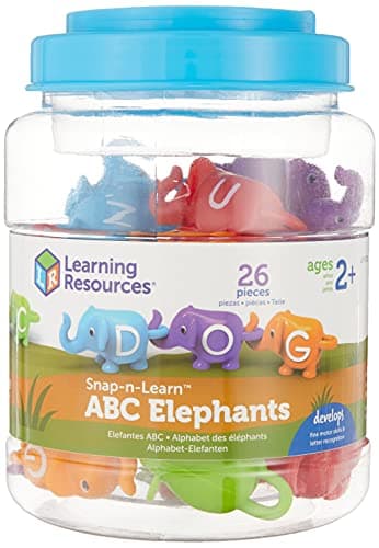 Image of Learning Resources Snap-n-Learn Abc Elephants