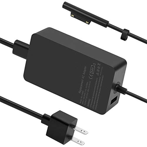 Image of Surface Charger, 44W Power Supply Adapter for Microsoft Surface Pro 3/4/5/6/7, Surface Laptop, Surface Book, Surface Go, Surface Laptop Go, with 6.2 Ft Power Cord