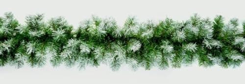 Image of Premier Christmas Snow Tipped Garland (One Size) (Green)