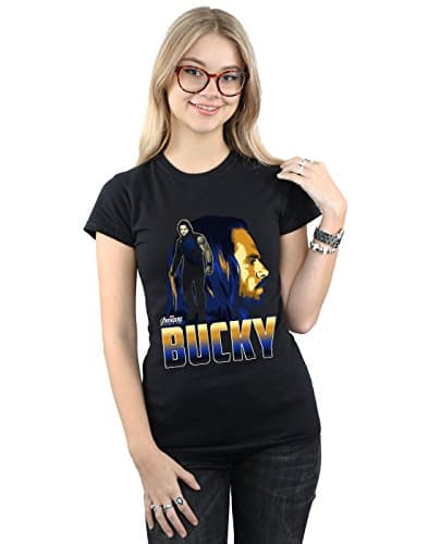 Image of Marvel Women's Avengers Infinity War Bucky Character T-Shirt Black XX-Large