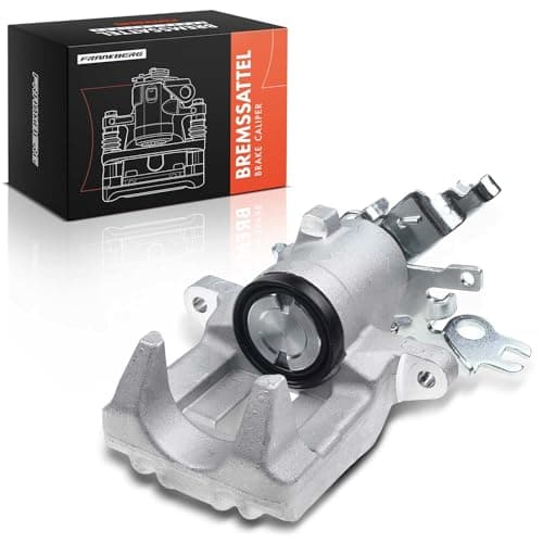 Image of Frankberg Brake Caliper Disc Brake Rear Left Cast aluminium Compatible with C.a.d.d.y III MPV 2CB 2CJ 2KB 2KJ C.a.d.d.y III Box/MPV 2CA 2CH 2KA 2KH Replace# 344768