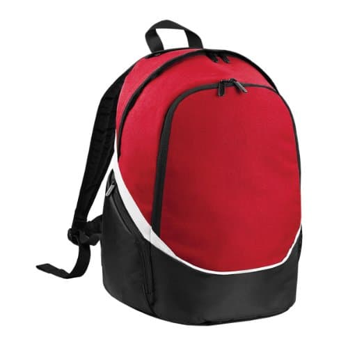 Image of Quadra Pro Team Backpack/Rucksack Bag (17 Litres) (One Size) (Classic Red/Black/White)