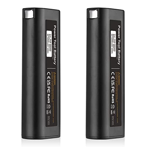 Image of FirstPower Upgraded 2 Pack 6V 4000mAh NI-MH Replacement Battery Compatible with Paslode 900400 900420 900600 901000 902000 B20720 IM250 IM200 IM65 IM50