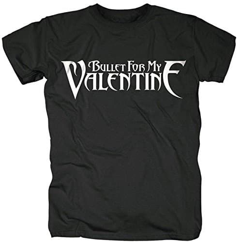 Image of Bullet For My Valentine Classic Logo Official Mens New Black T Shirt
