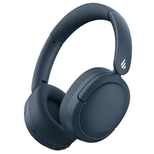 Image of Edifier V80 Hybrid Active Noise Cancelling Headphones, Wireless Over-Ear Bluetooth 5.4 Headphones, Al Clear Calls, 45H Playtime, Customize via an App, Fast Charging, Foldable, Comfortable Fit (navy)