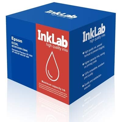 Image of INKLAB E33XL-MULTI 33 XL Epson Compatible Multipack Replacment Ink - (Consumables > Ink and Toner Cartridges)