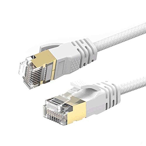 Image of Reulin 4M Cat 7A Ultra Slim - Gigabit Ethernet Network Lan Cable Speed Up to 40Gbs-1000MHz Compatible With Cat5 Cat6 Cat7 Cat7A+ Switch Router Modem For High Speed Networks
