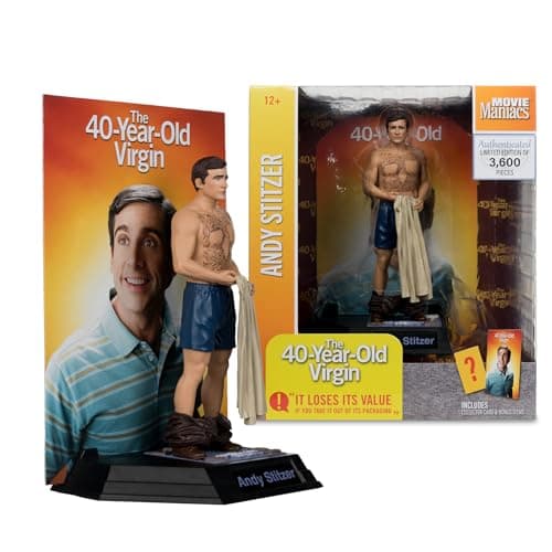 Image of McFarlane - The 40 Year Old Virgin - Movie Maniacs - 6" Andy Stitzer Posed Figure
